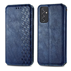 Handytasche Stand Schutzhülle Flip Leder Hülle S01D für Samsung Galaxy A05s Blau