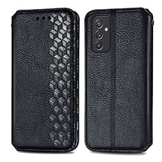 Handytasche Stand Schutzhülle Flip Leder Hülle S01D für Samsung Galaxy A15 4G Schwarz