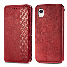 Handytasche Stand Schutzhülle Flip Leder Hülle S01D für Samsung Galaxy A22 5G SC-56B Rot