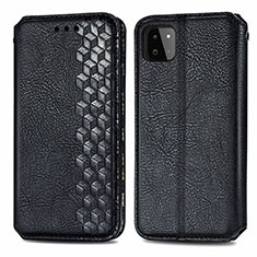 Handytasche Stand Schutzhülle Flip Leder Hülle S01D für Samsung Galaxy A22s 5G Schwarz