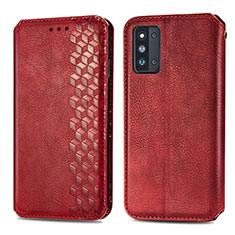 Handytasche Stand Schutzhülle Flip Leder Hülle S01D für Samsung Galaxy F52 5G Rot