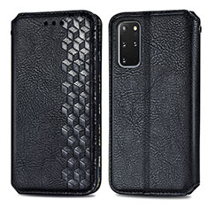 Handytasche Stand Schutzhülle Flip Leder Hülle S01D für Samsung Galaxy S20 Plus 5G Schwarz