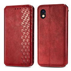 Handytasche Stand Schutzhülle Flip Leder Hülle S01D für Sony Xperia Ace III Rot