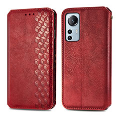 Handytasche Stand Schutzhülle Flip Leder Hülle S01D für Xiaomi Mi 12 Lite 5G Rot