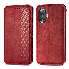 Handytasche Stand Schutzhülle Flip Leder Hülle S01D für Xiaomi Poco F3 GT 5G Rot