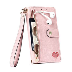 Handytasche Stand Schutzhülle Flip Leder Hülle S03D für Apple iPhone 13 Rosa