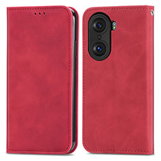 Handytasche Stand Schutzhülle Flip Leder Hülle S04D für Huawei Honor 60 Pro 5G Rot