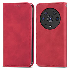 Handytasche Stand Schutzhülle Flip Leder Hülle S04D für Huawei Honor Magic3 Pro 5G Rot