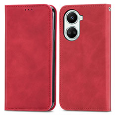 Handytasche Stand Schutzhülle Flip Leder Hülle S04D für Huawei Nova 10 SE Rot