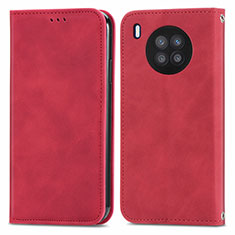 Handytasche Stand Schutzhülle Flip Leder Hülle S04D für Huawei Nova 8i Rot