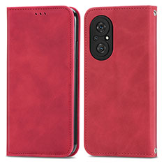 Handytasche Stand Schutzhülle Flip Leder Hülle S04D für Huawei Nova 9 SE Rot