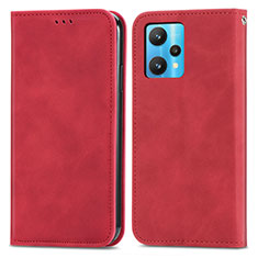 Handytasche Stand Schutzhülle Flip Leder Hülle S04D für Realme 9 Pro 5G Rot