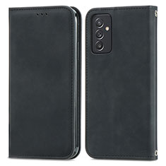 Handytasche Stand Schutzhülle Flip Leder Hülle S04D für Samsung Galaxy A05s Schwarz