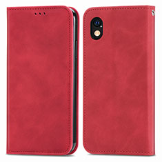 Handytasche Stand Schutzhülle Flip Leder Hülle S04D für Sony Xperia Ace III Rot