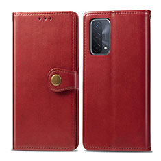 Handytasche Stand Schutzhülle Flip Leder Hülle S05D für Oppo A93 5G Rot