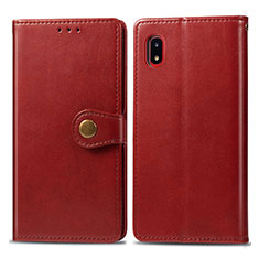 Handytasche Stand Schutzhülle Flip Leder Hülle S05D für Samsung Galaxy A20 SC-02M SCV46 Rot