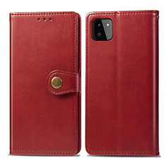 Handytasche Stand Schutzhülle Flip Leder Hülle S05D für Samsung Galaxy A22s 5G Rot