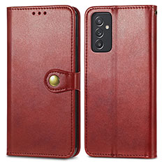 Handytasche Stand Schutzhülle Flip Leder Hülle S05D für Samsung Galaxy A24 4G Rot