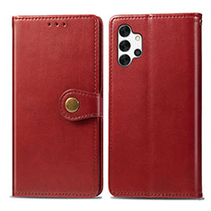 Handytasche Stand Schutzhülle Flip Leder Hülle S05D für Samsung Galaxy A32 4G Rot