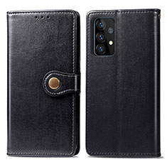 Handytasche Stand Schutzhülle Flip Leder Hülle S05D für Samsung Galaxy A52 4G Schwarz