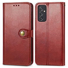 Handytasche Stand Schutzhülle Flip Leder Hülle S05D für Samsung Galaxy A55 5G Rot