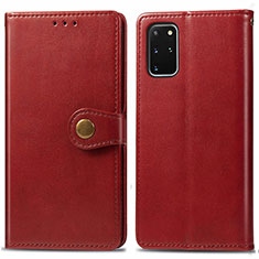 Handytasche Stand Schutzhülle Flip Leder Hülle S05D für Samsung Galaxy S20 Plus 5G Rot