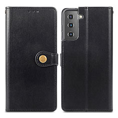 Handytasche Stand Schutzhülle Flip Leder Hülle S05D für Samsung Galaxy S22 Plus 5G Schwarz