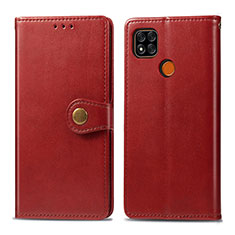 Handytasche Stand Schutzhülle Flip Leder Hülle S05D für Xiaomi POCO C31 Rot