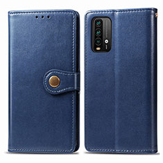 Handytasche Stand Schutzhülle Flip Leder Hülle S05D für Xiaomi Redmi 9T 4G Blau