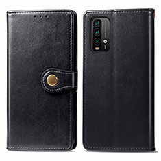 Handytasche Stand Schutzhülle Flip Leder Hülle S05D für Xiaomi Redmi Note 9 4G Schwarz