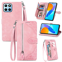 Handytasche Stand Schutzhülle Flip Leder Hülle S06D für Huawei Honor 70 Lite 5G Rosa