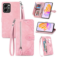 Handytasche Stand Schutzhülle Flip Leder Hülle S06D für Huawei Honor 80 SE 5G Rosa