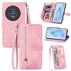 Handytasche Stand Schutzhülle Flip Leder Hülle S06D für Huawei Honor Magic5 5G Rosa