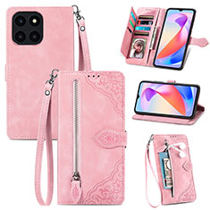 Handytasche Stand Schutzhülle Flip Leder Hülle S06D für Huawei Honor X6a Rosa