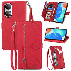 Handytasche Stand Schutzhülle Flip Leder Hülle S06D für Huawei Honor X7 Rot