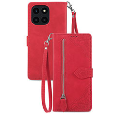 Handytasche Stand Schutzhülle Flip Leder Hülle S06D für Huawei Honor X8b Rot