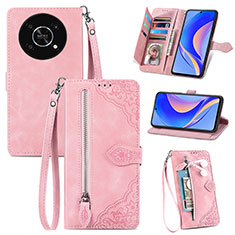 Handytasche Stand Schutzhülle Flip Leder Hülle S06D für Huawei Nova Y90 Rosa