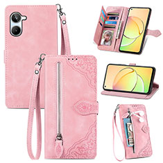 Handytasche Stand Schutzhülle Flip Leder Hülle S06D für Realme 10 4G Rosa