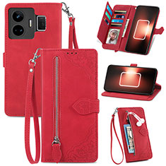 Handytasche Stand Schutzhülle Flip Leder Hülle S06D für Realme GT Neo5 5G Rot