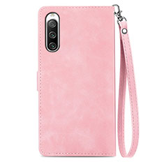 Handytasche Stand Schutzhülle Flip Leder Hülle S06D für Sony Xperia 10 IV SO-52C Rosa