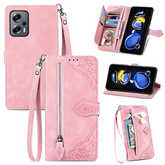 Handytasche Stand Schutzhülle Flip Leder Hülle S06D für Xiaomi Poco X4 GT 5G Rosa