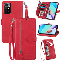 Handytasche Stand Schutzhülle Flip Leder Hülle S06D für Xiaomi Redmi Note 11 5G Rot