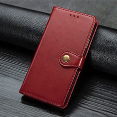 Handytasche Stand Schutzhülle Flip Leder Hülle S07D für Xiaomi Redmi 9 Prime India Rot