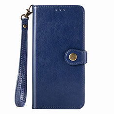 Handytasche Stand Schutzhülle Flip Leder Hülle S07D für Xiaomi Redmi Note 9 Blau