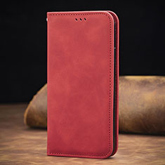 Handytasche Stand Schutzhülle Flip Leder Hülle S08D für Xiaomi Mi 10S 5G Rot