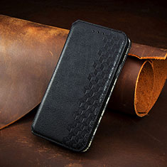Handytasche Stand Schutzhülle Flip Leder Hülle S09D für Xiaomi Redmi 10X Pro 5G Schwarz