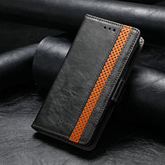 Handytasche Stand Schutzhülle Flip Leder Hülle S10D für Xiaomi Poco C55 Schwarz