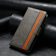 Handytasche Stand Schutzhülle Flip Leder Hülle S10D für Xiaomi Redmi 10 Power Grau