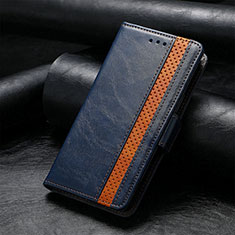 Handytasche Stand Schutzhülle Flip Leder Hülle S10D für Xiaomi Redmi Note 11 Pro 5G Blau