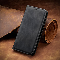 Handytasche Stand Schutzhülle Flip Leder Hülle S12D für Huawei Honor X6S Schwarz